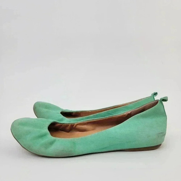 J. Crew Cece Green Suede Ballet Flats - 9.5 - Picture 5 of 10